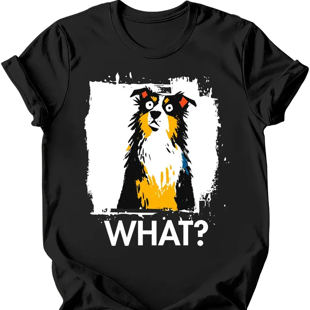 Australian Shepherd - What Dog T-Shirt | Feed Shelter Dogs