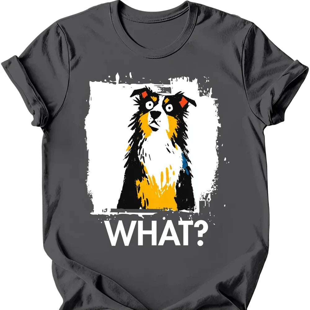 Australian Shepherd - What Dog T-Shirt | Feed Shelter Dogs