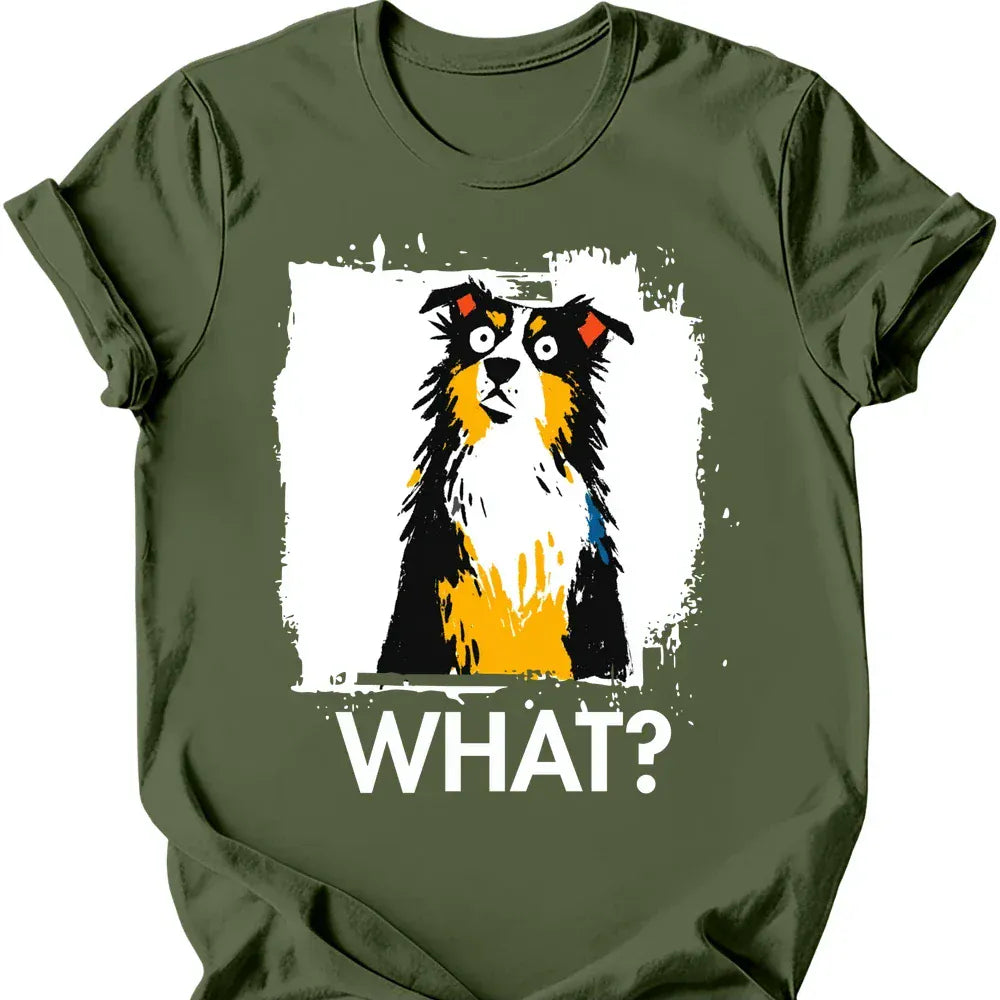 Australian Shepherd what tee military green