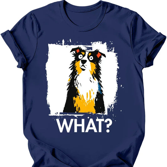 Australian Shepherd what tee navy