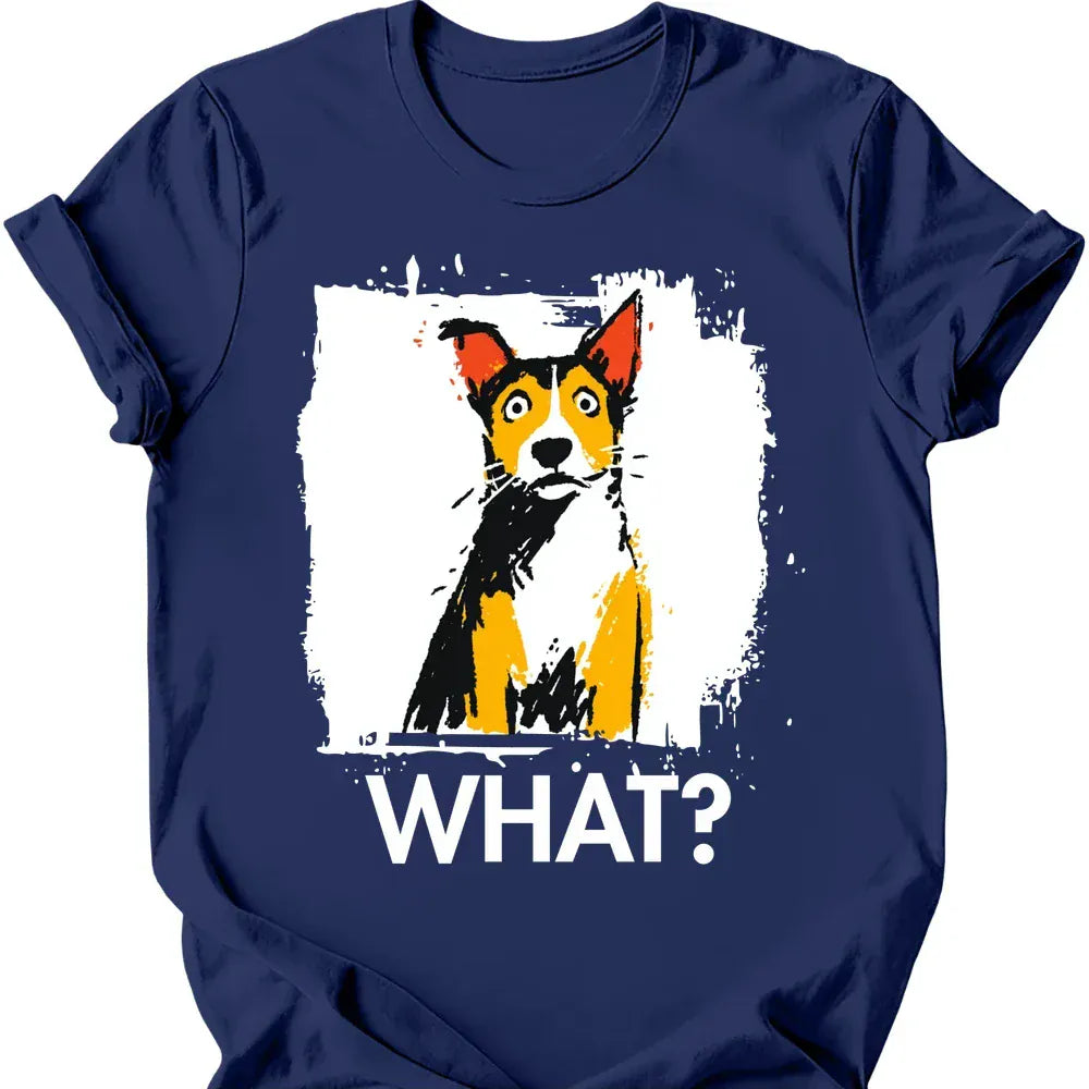 Basenji what tee navy