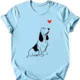 Basset Hound - Sketch Dog T-Shirt