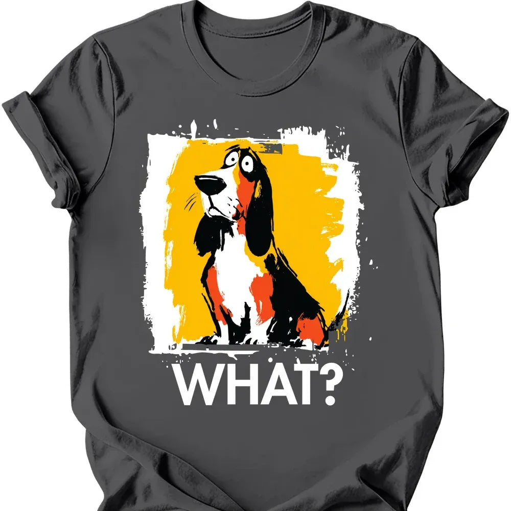 Basset Hound what tee charcoal