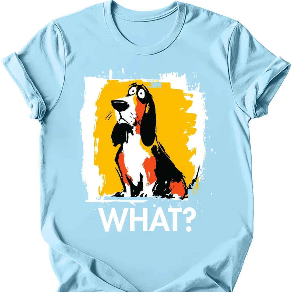Basset Hound what tee light blue
