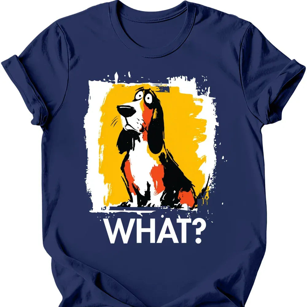 Basset Hound what tee navy