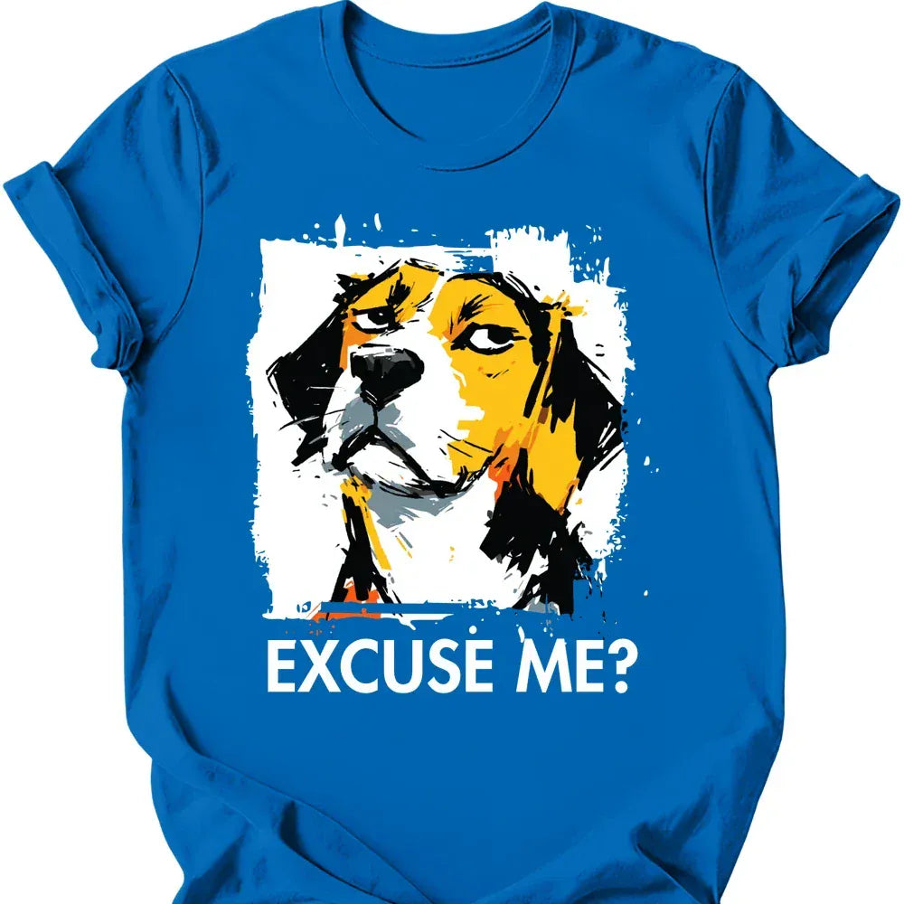 Beagle excuse me tee royal
