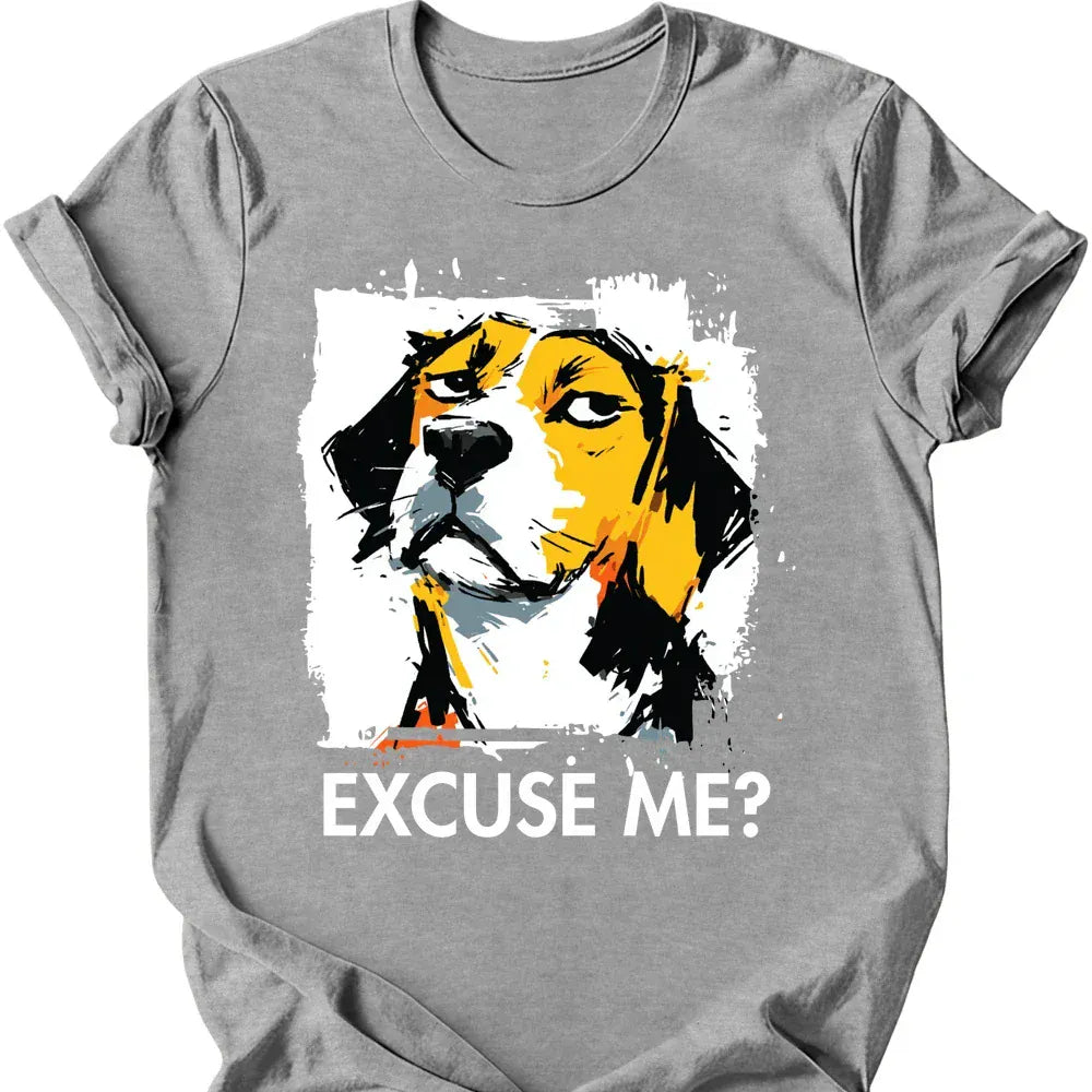 Beagle excuse me tee sport grey