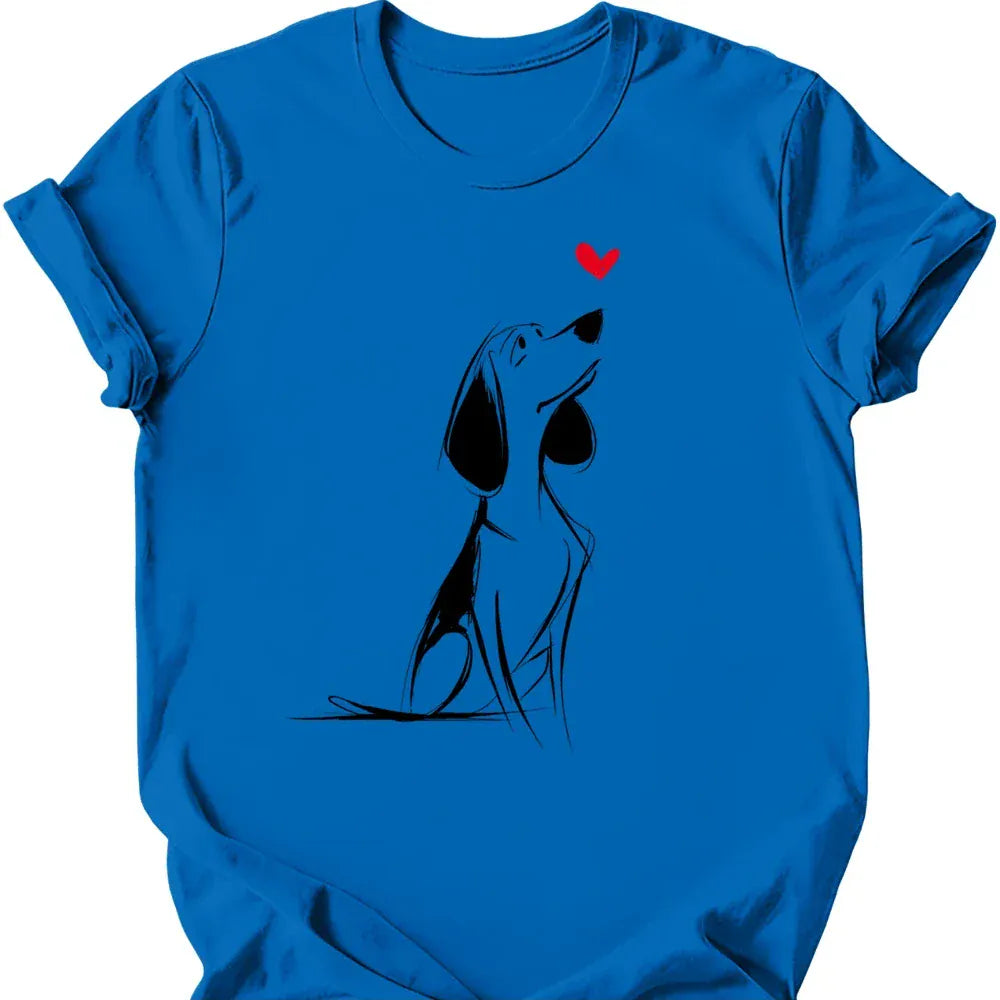 Beagle sketch tee royal