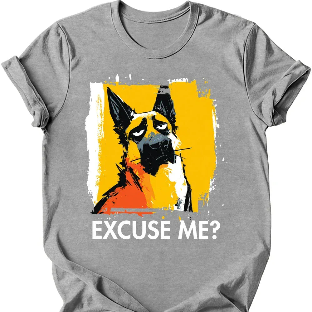 Belgian Malinois excuse me tee sport grey