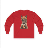 Belgian Malinois - Hipster Dog Long Sleeve (CS)
