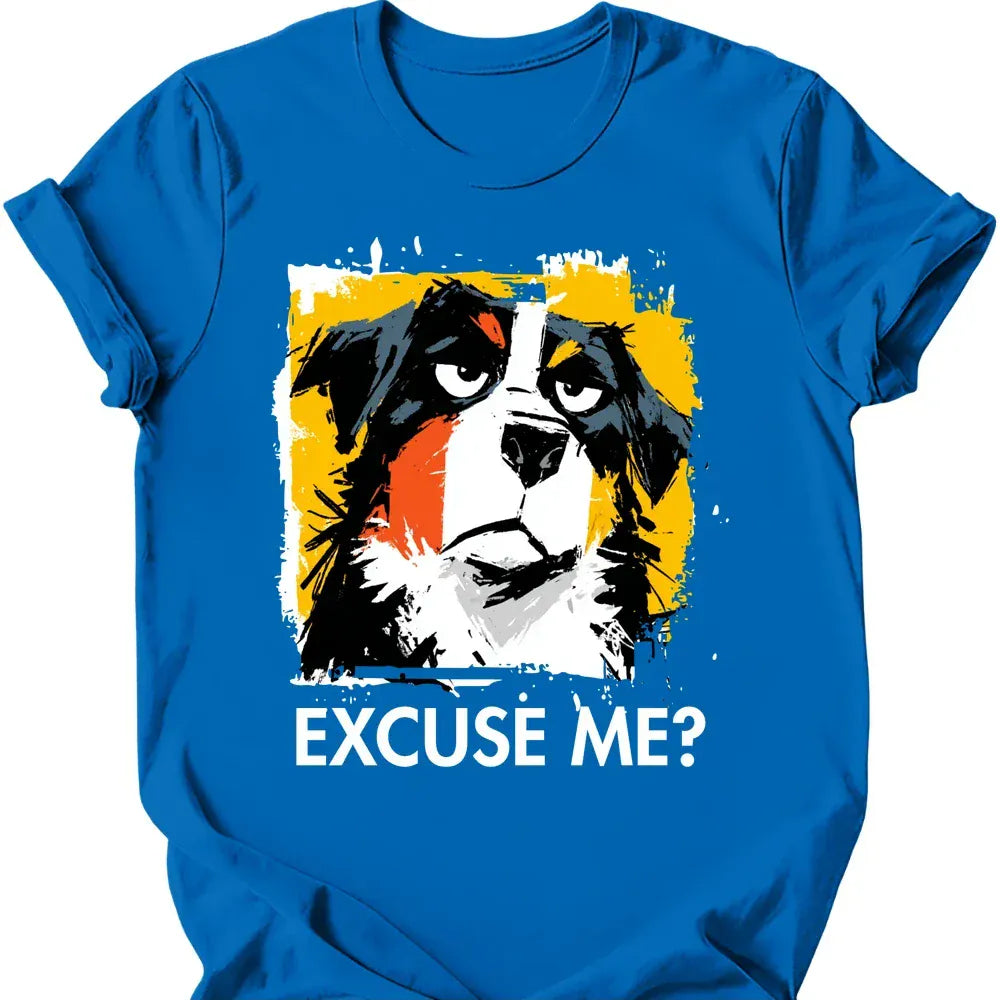 Bernese Mountain Dog excuse me tee royal