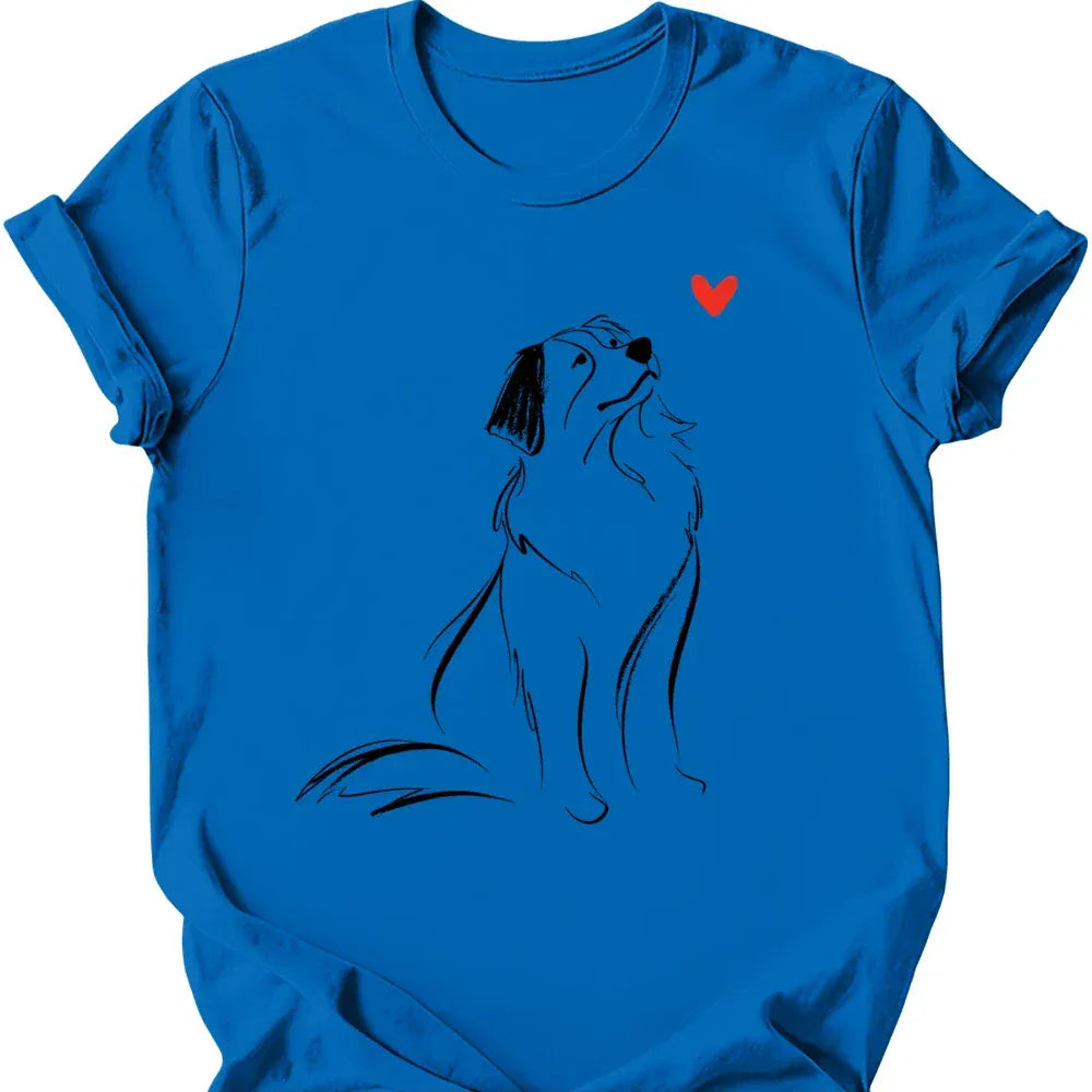 Bernese Mountain Dog sketch tee royal