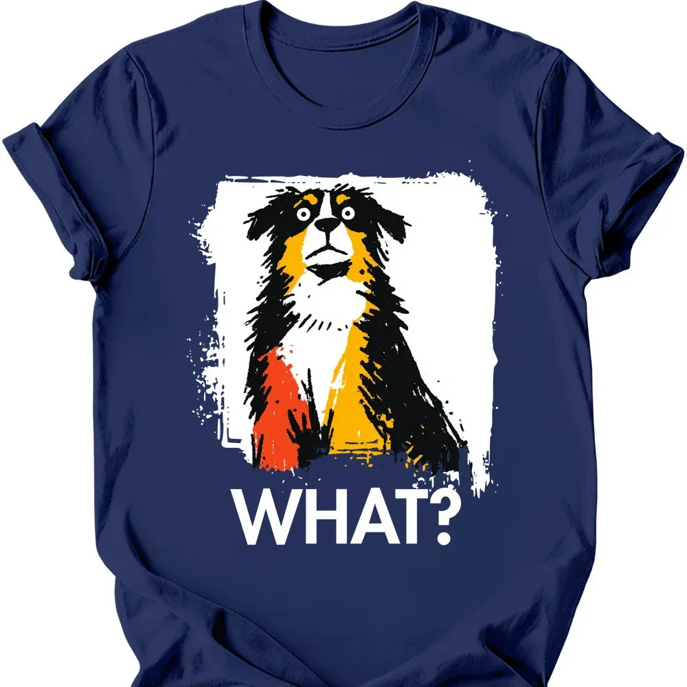Bernese Mountain Dog what tee navy