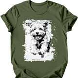 Bichon Frise - Running Dog T-Shirt