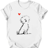 Bichon Frise - Sketch Dog T-Shirt