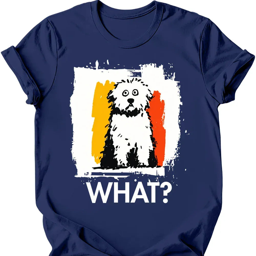 Bichon Frise what tee navy
