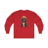 Black Labrador - Hipster Dog Long Sleeve