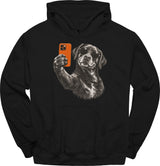 Black Labrador - Selfie Dog Hoodie