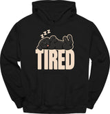 Black Labrador - Tired Dog Hoodie