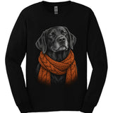 Black Labrador - Winter Dog Long Sleeve
