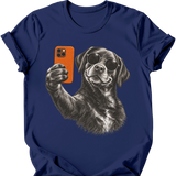 Black Labrador - Selfie Dog T-Shirt