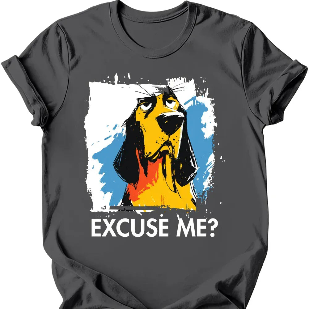 Bloodhound excuse me tee charcoal