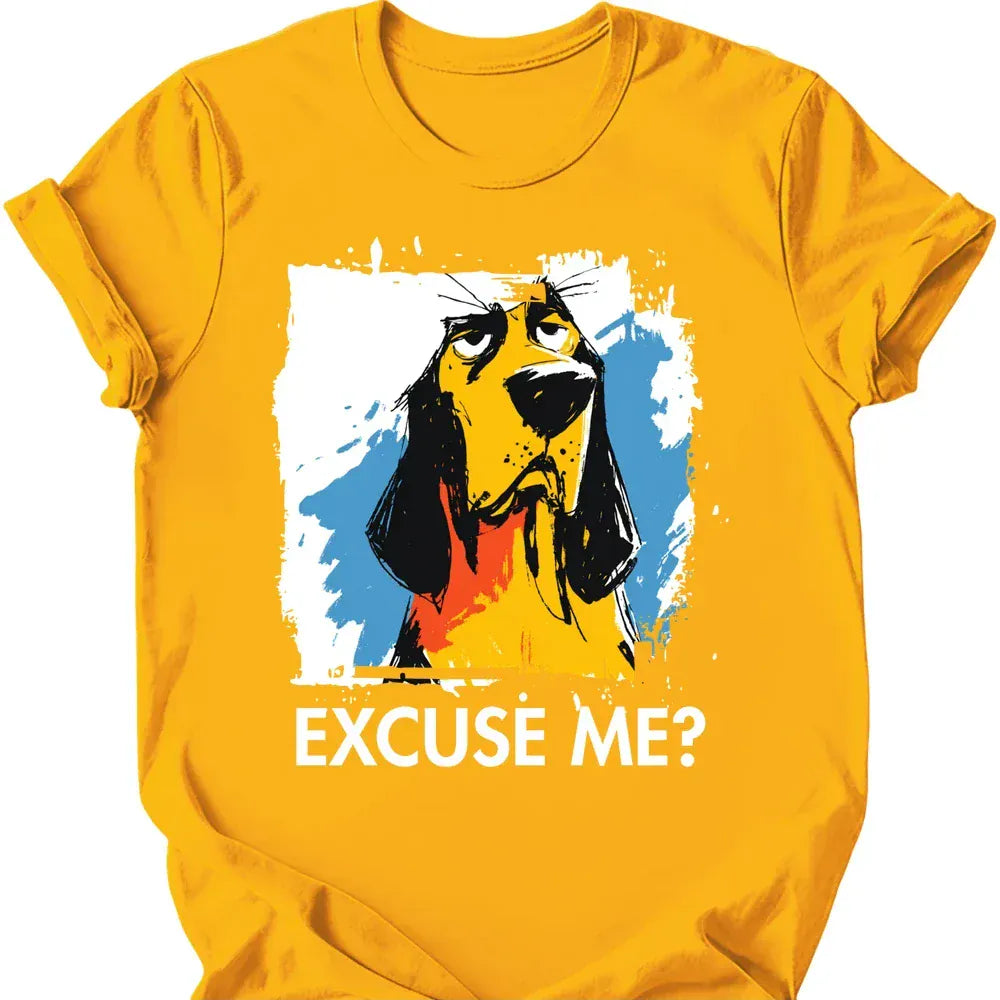 Bloodhound excuse me tee gold