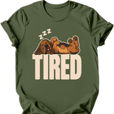 Bloodhound - Tired Dog T-Shirt