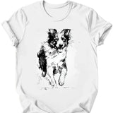 Border Collie - Running Dog T-Shirt