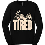 Border Collie - Tired Dog Long Sleeve