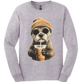 Border Terrier - Hipster Dog Long Sleeve