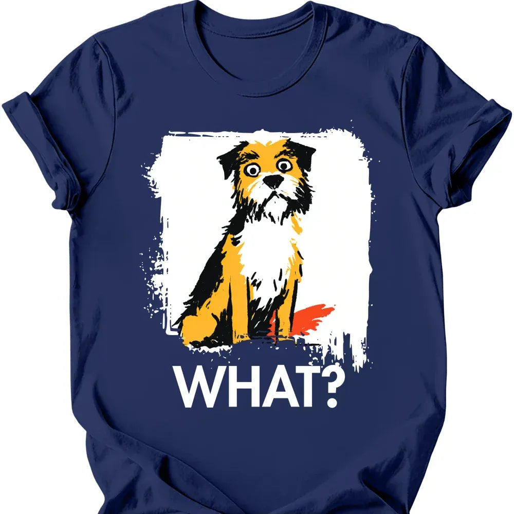 Border Terrier what tee navy
