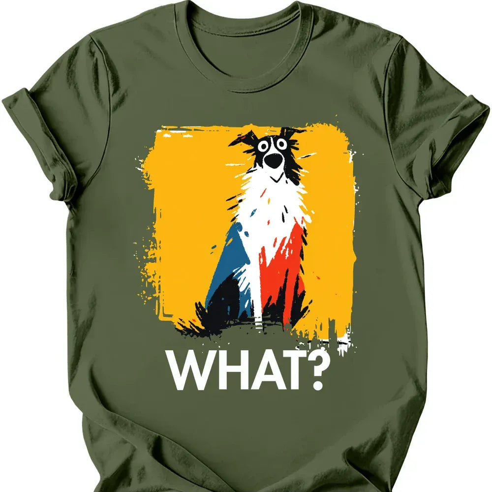 Borzoi what tee military green