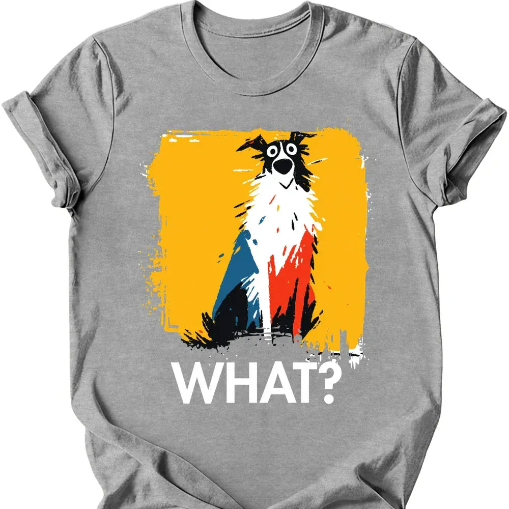 Borzoi what tee sport grey