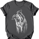 Borzoi - Tilted Dog T-Shirt