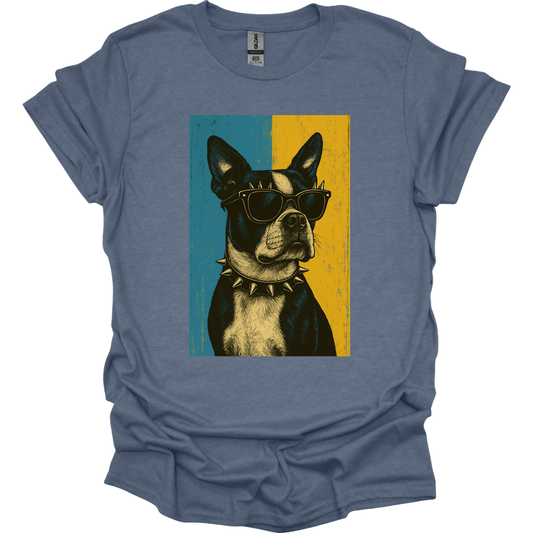 Boston Terrier - Punk Dog T-Shirt
