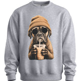 Boxer - Hipster Dog Sweater