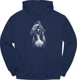 Boxer - Tilted Dog Hoodie