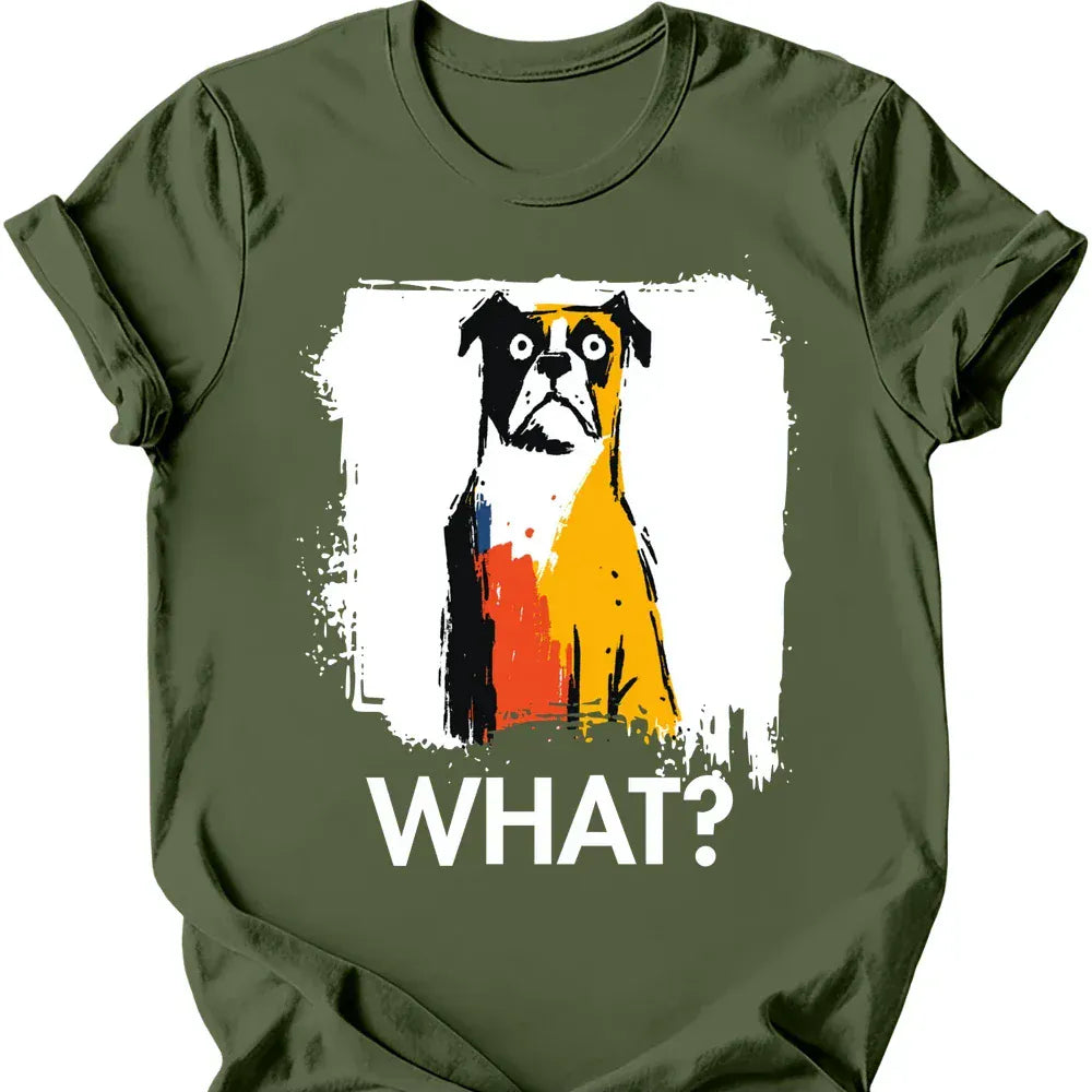 Boxer what tee military green