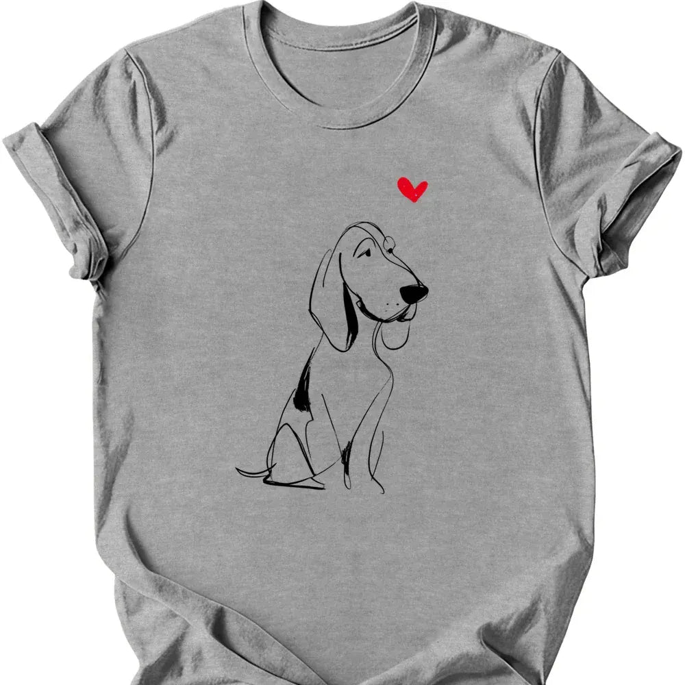 Bracco Italiano sketch tee sport grey