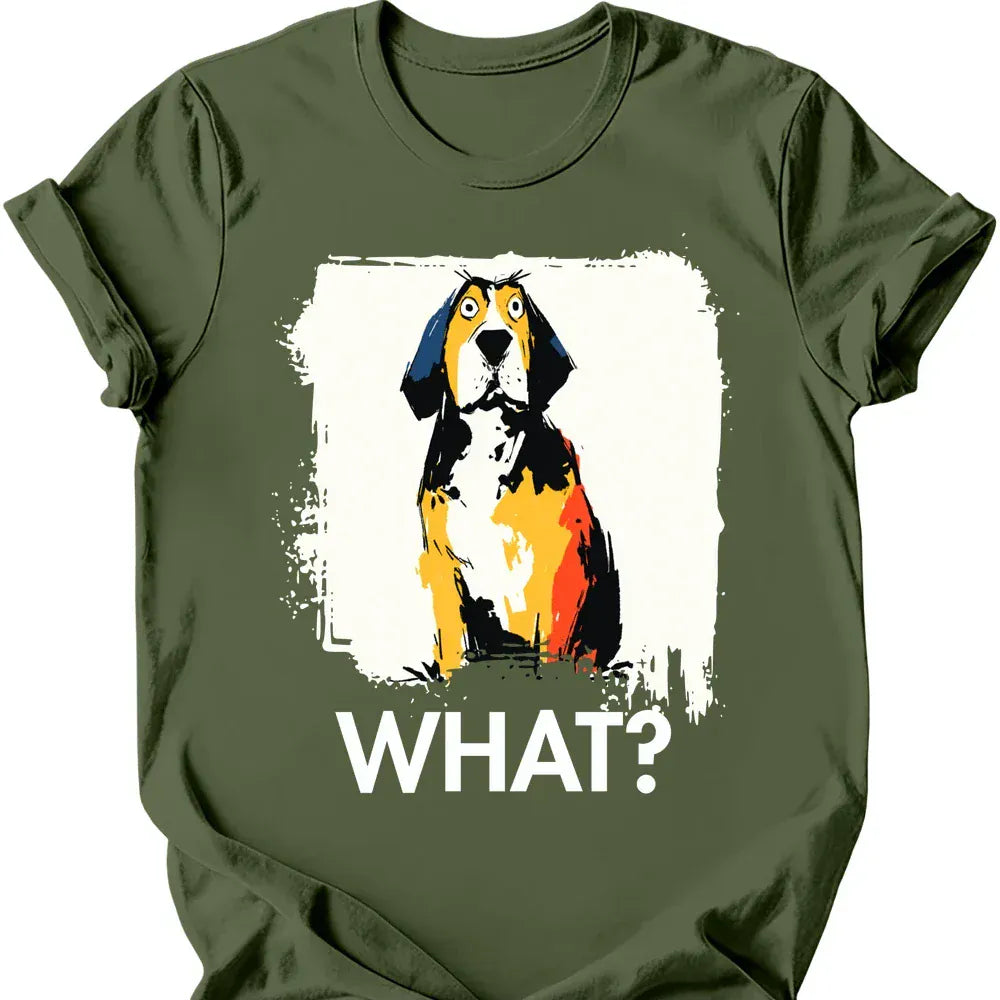 Bracco Italiano what tee military green
