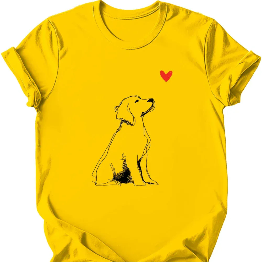 Brittany sketch tee daisy