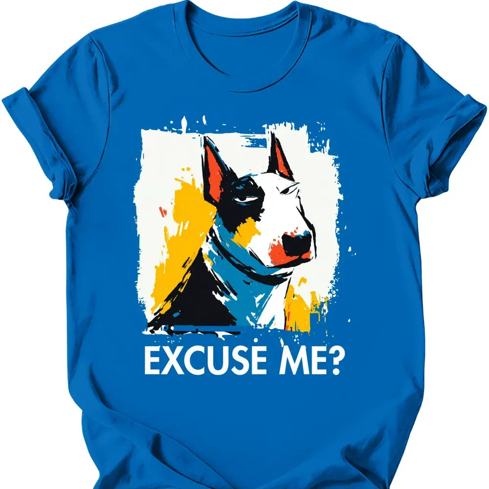 Bull Terrier excuse me tee royal