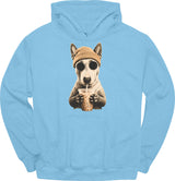 Bull Terrier - Hipster Dog Hoodie