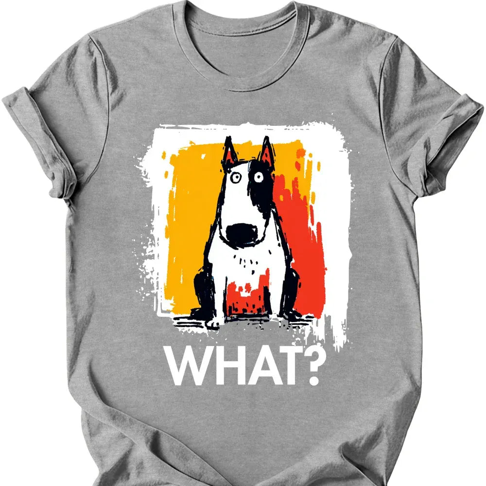 Bull Terrier what dog tee sport grey color