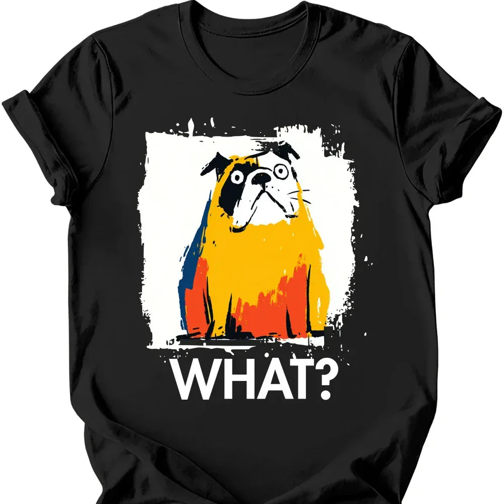 Bulldog what tee black