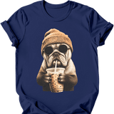 Bulldog - Hipster Dog T-Shirt