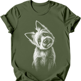 Cairn Terrier - Tilted Dog T-Shirt