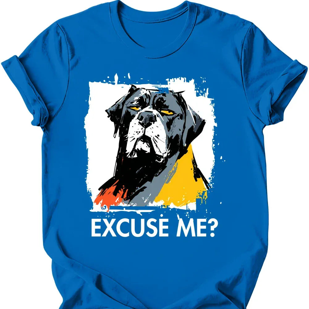 Cane Corso excuse me tee royal