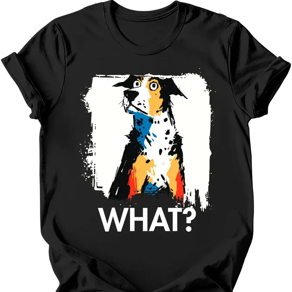 Catahoula Leopard Dog what tee black